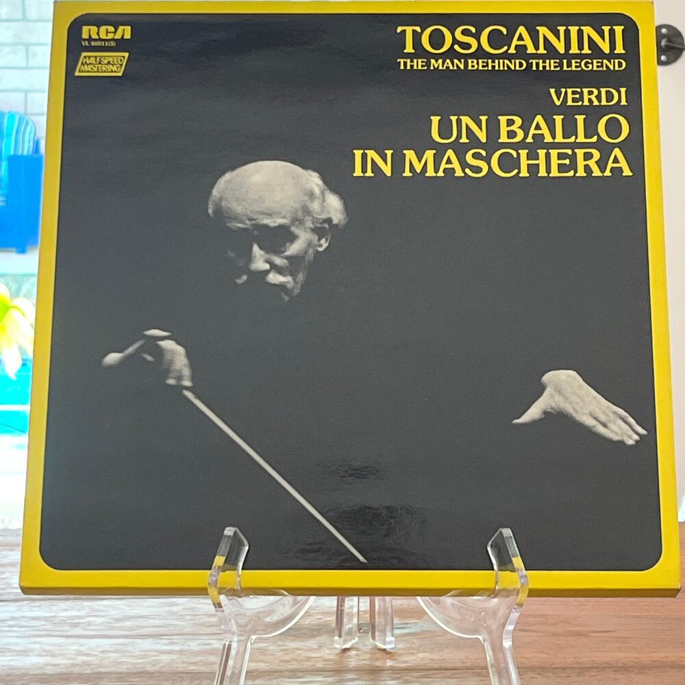 Toscanini Verdi Un Ballo In Maschera 3xVinyl LP Box Set 1983 RCA VL 46011